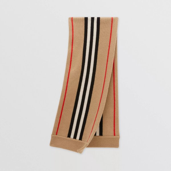 Icon Stripe Cashmere Wool Scarf