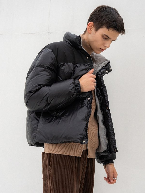 Down Color Puffer_Black