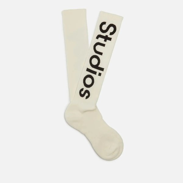 Men's Logo Socks - Off White