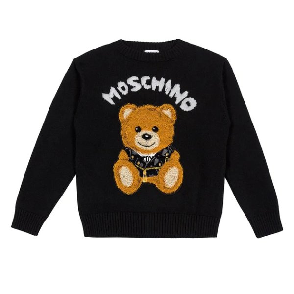 black teddy bear sweatshirt