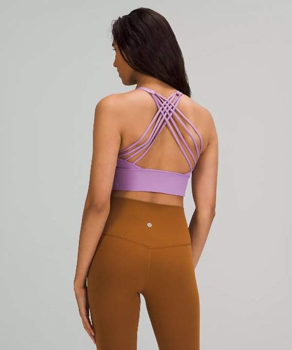 Free to Be High-Neck Long-Line Bra - Wild Light Support, A/B Cups Online Only | Women's Sports Bras | lululemon