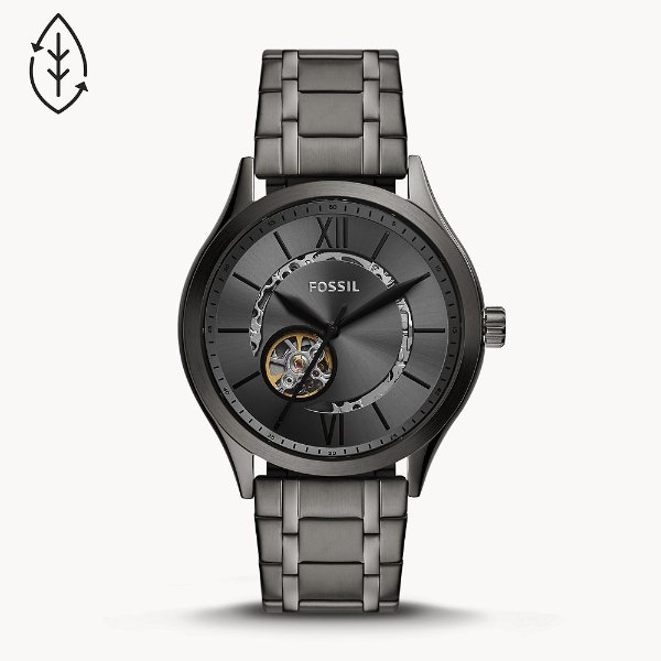 Fenmore Automatic Gunmetal Stainless Steel Watch