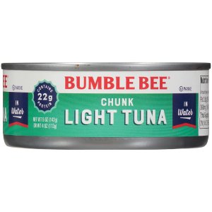 Bumble Bee Chunk Light Tuna In Water, 5 oz Cans (Pack of 24) -