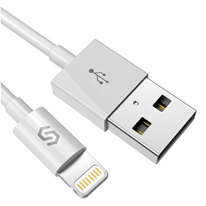 iPhone Charger Syncwire Lightning Cable - [Apple MFi Certified] 6.5ft iPhone Cord for iPhone X, 8, 8 Plus, 7, 7 Plus, 6s, 6s Plus, 6, 6 Plus, SE, 5s, 5c, 5, iPad Mini, iPad Air, iPad Pro, iPod - White