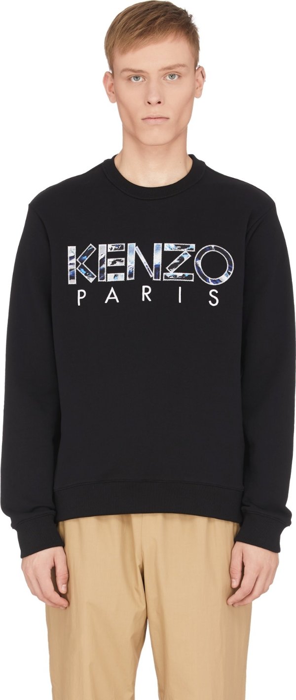 'Kenzo World' Logo Pullover - Black