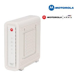 Motorola SURFboard DOCSIS 3.0 Cable Modem +  TP-Link N300 802.11n Wireless Router