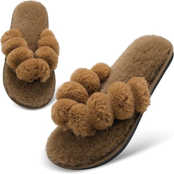 Women's Bedroom Slippers Comfort Four Season Classy Indoor Spa Slide Shoes