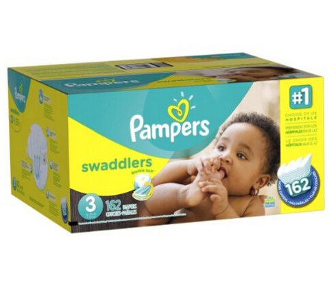 216 pampers swaddlers size 1
