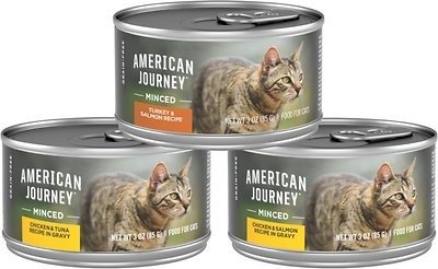 Minced Poultry & Seafood in Gravy Variety Pack Grain-Free Canned Cat Food, 3-oz, case of 24 - Chewy.com