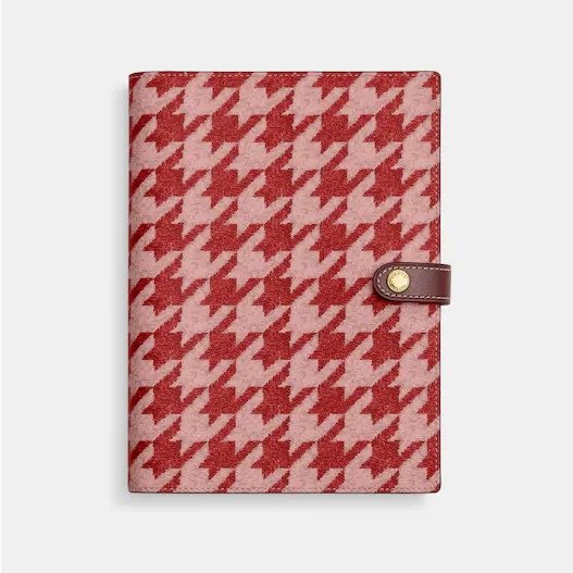 Notebook With Houndstooth Print