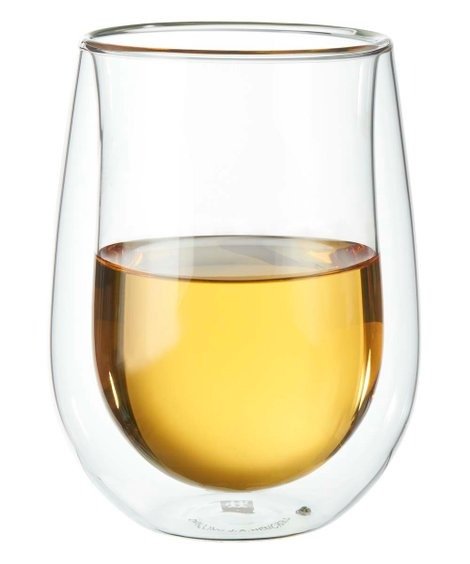 Stemless Double-Walled White Wine Glass - Set of Two