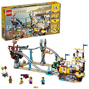 史低价：LEGO乐高 Creator 3合1系列 海盗过山车31084，3种搭建方式