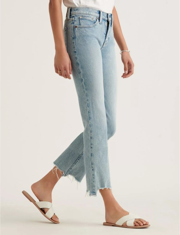 Mid Rise Ava Crop Mini Boot Jean | Lucky Brand