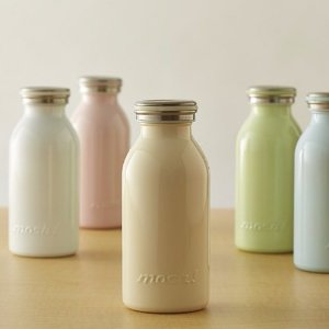 超可爱 马卡龙色系 DOSHISHA MOSH 牛奶杯保温杯 350ml 特价