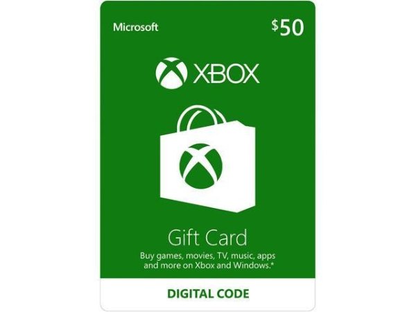 Xbox Game Pass $50 礼卡