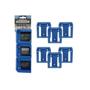 StealthMounts - Blue Battery Mounts for Hart 20v | Battery Holders