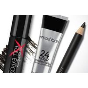  of Full Exposure Mascara and 24 Hour Shadow Primer + travel-size Limitless Eye Liner in Onyx with any $40 order @ Smashbox