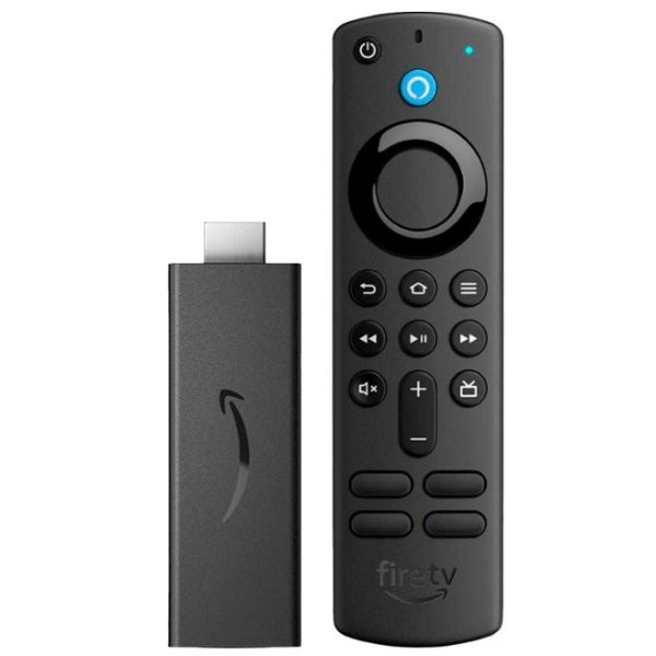 Fire TV Stick (3rd Gen) with Alexa Voice Remote (includes TV controls) | HD streaming device | 2021 release - Black