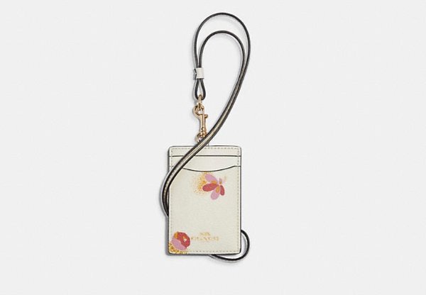 Id Lanyard With Pop Floral Print