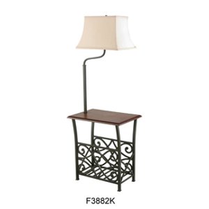 Style Selections 54-in Indoor Floor Lamp with Shade
