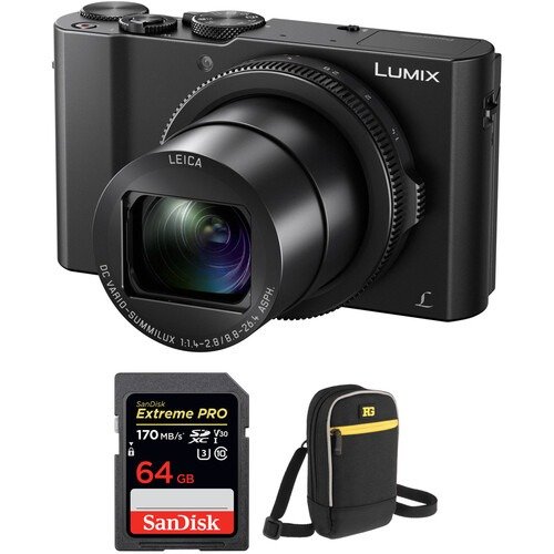 Lumix DMC-LX10 Digital Camera with Free Accessory Kit