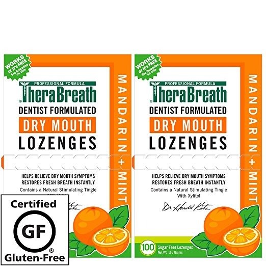 – Dry Mouth Lozenges – Mandarin Mint Flavor – Soothes Dry Mouth Symptoms – Certified Vegan – Sugar Free – Dentist Formulated Lozenges – 200 Count