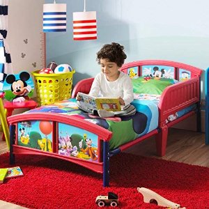 Delta Children Plastic Toddler Bed, Disney Mickey Mouse