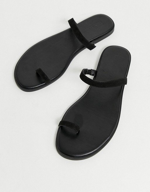 ASOS DESIGN Freedom toe loop flat sandals | ASOS