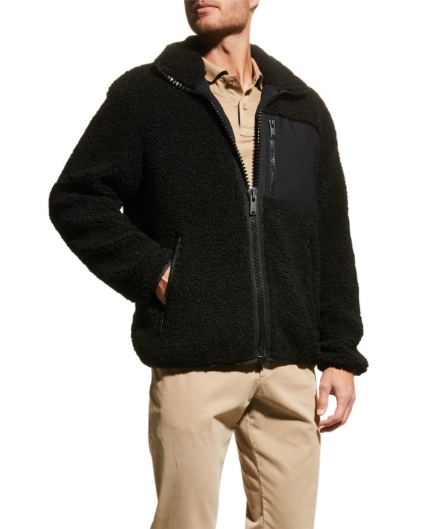 Men's Saglek Sherpa Zip Jacket