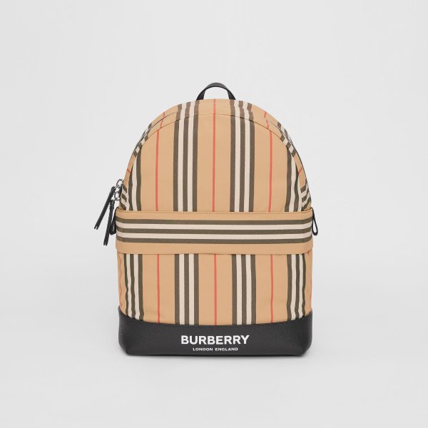 Icon Stripe Nylon Backpack