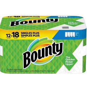 Bounty Select-A-Size Kitchen Rolls Paper Towels, 2-Ply, 83 Sheets/Roll, 12 Rolls