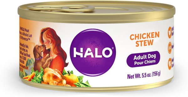 Holistic Chicken Stew Adult Canned Dog Food, 5.5-oz case of 12 - Chewy.com