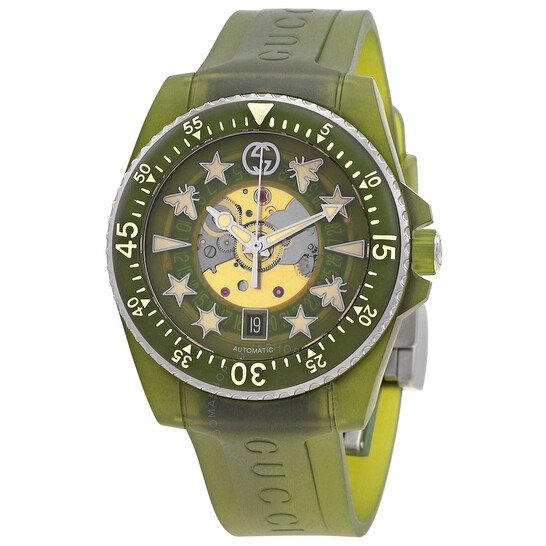 Dive Automatic Green Dial Men's Watch YA136345