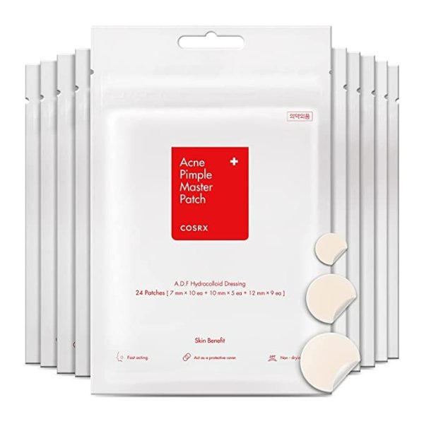 Acne Pimple Patch (96 Counts) Absorbing Hydrocolloid Original 3 Size Patches for Blemishes and Zits Cover, Spot Stickers for Face and Body, Not Tested on Animals, No Toxic Ingredients (240 Counts)