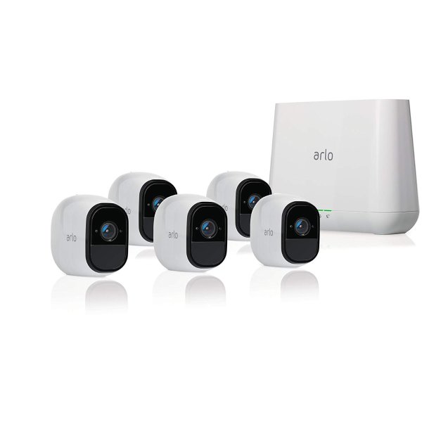 Arlo Pro 无线智能安防系统 5个摄像头套装