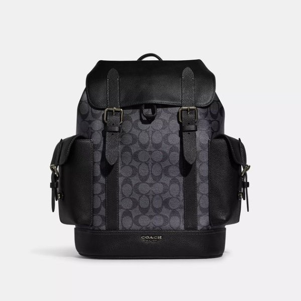 hudson backpack in signature canvas