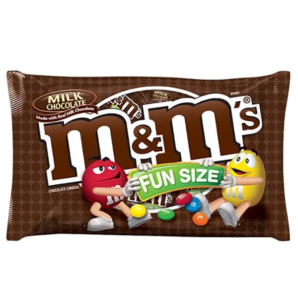 Milk Chocolate Candy Fun Size 10.53-Ounce Bag