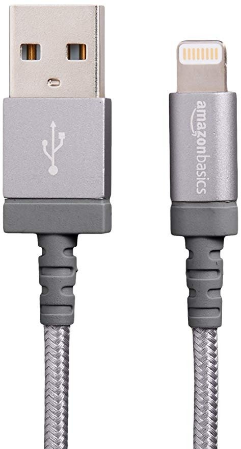 USB-A 转 Lightning 尼龙充电线 MFi 认证 6英尺