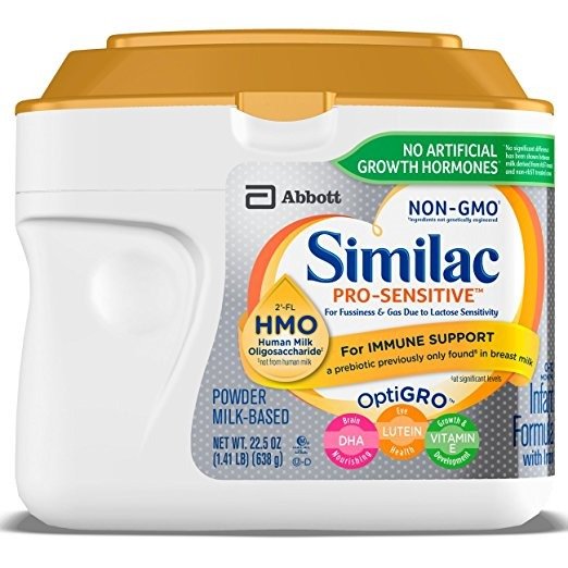 Pro-Sensitive Non-GMO Infant Formula with Iron, with 2’-FL HMO, for Immune Support, Baby Formula, Powder, 22.5 oz