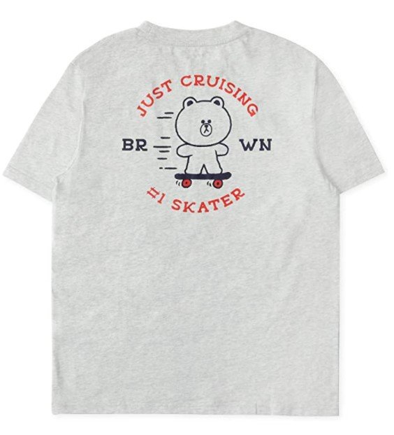 FRIENDS Skater Character 100% Cotton Graphic Print Short Sleeve T-Shirt