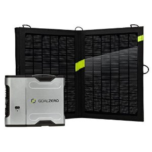 Goal Zero 42005 Sherpa 50 Silver/Black Solar Recharging Kit with Inverter