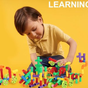 KAKATIMES STEM Building Blocks Toy for Kids