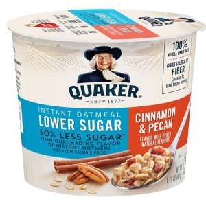 Quaker 低糖版速食燕麦早餐杯  1.41oz 12杯
