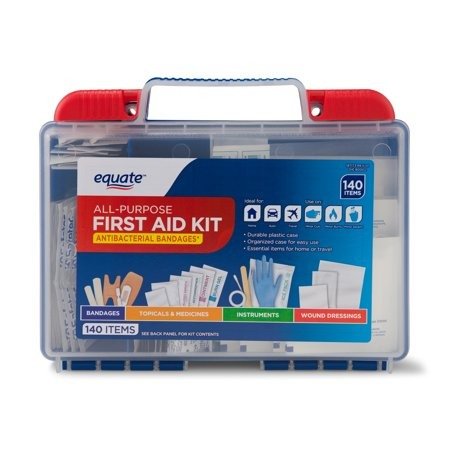 All-Purpose First Aid Kit, 140 Items