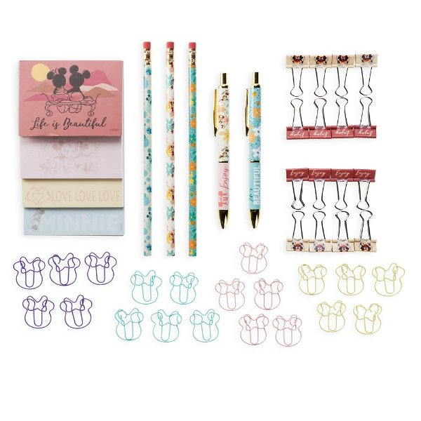 Mickey and Minnie Mouse Stationery Set | shopDisney