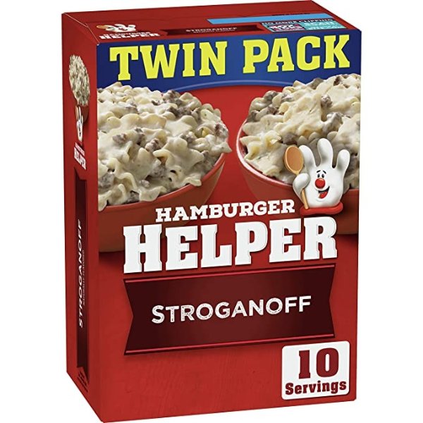 Hamburger Helper, Stroganoff Pasta and Creamy Sauce Mix, 13 oz