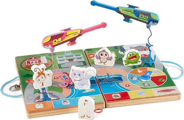 Melissa & Doug Paw Patrol 2 Spy, Find, & Rescue - PAW Patrol Travel Game, Portable Games, PAW Patrol Toys For Kids Ages 3+ - FSC-Certified Materials
