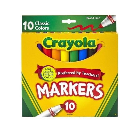Original Broad Line Markers, Assorted Classic Colors, Set of 10 - Walmart.com