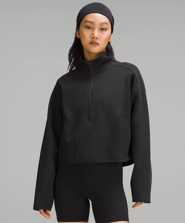 Mixed Fabric Half-Zip Pullover | Women's Hoodies & Sweatshirts | lululemon