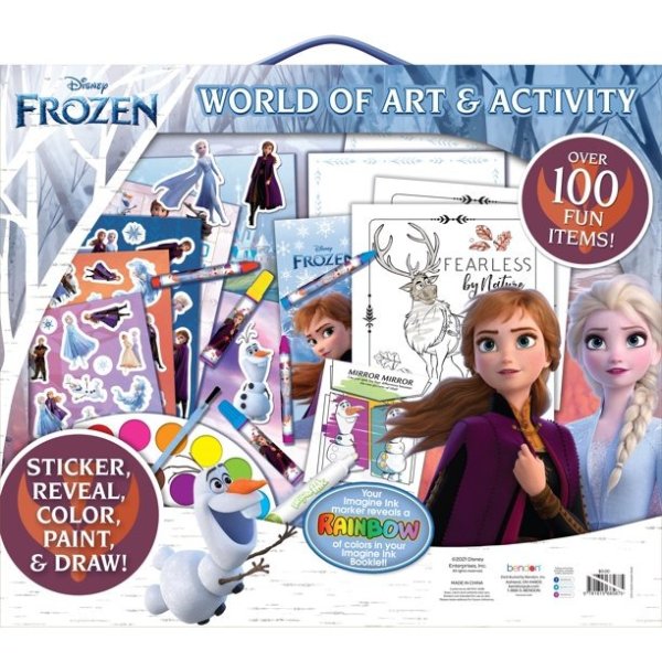 Disney Frozen World Of Art & Activity Kit with an Imagine Ink Book